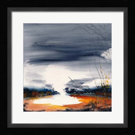 Framed Toward The Sky Deep Water Print