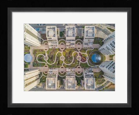 Framed Urban Curves Print
