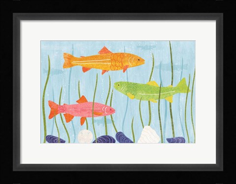 Framed Coastal Vibes I Print