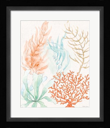 Framed Seaside V Print