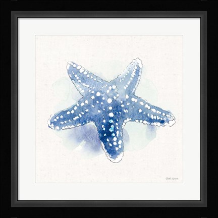 Framed Seaside VI Print