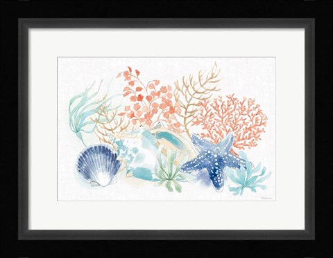 Framed Seaside I Print