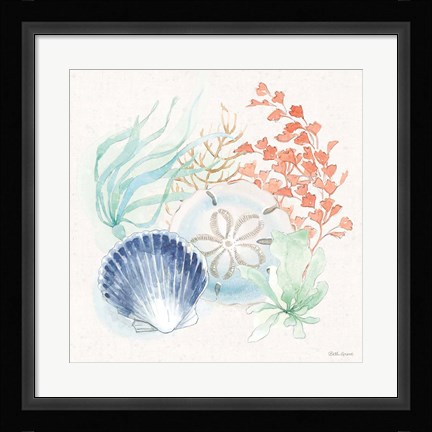 Framed Seaside II Print