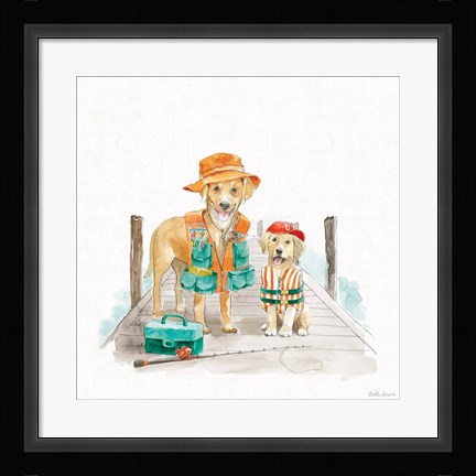 Framed Summer Fun II No Words Print