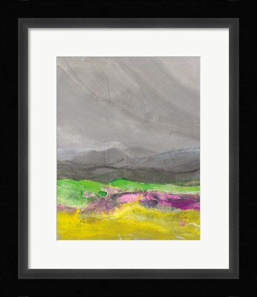 Framed Golden Valley I Print