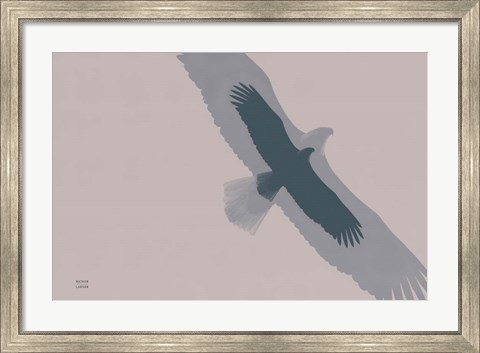 Framed Double Eagle Flight Print