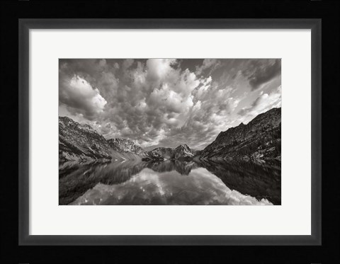 Framed Sawtooth Lake Reflection I Print