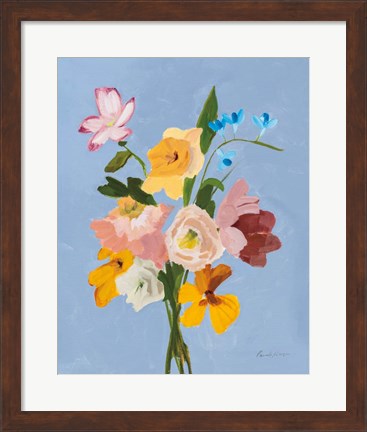 Framed Sugar Flowers Print