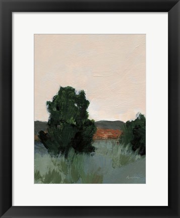 Framed Desert Green Print