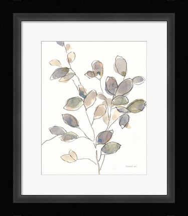 Framed Transparent Branch Print