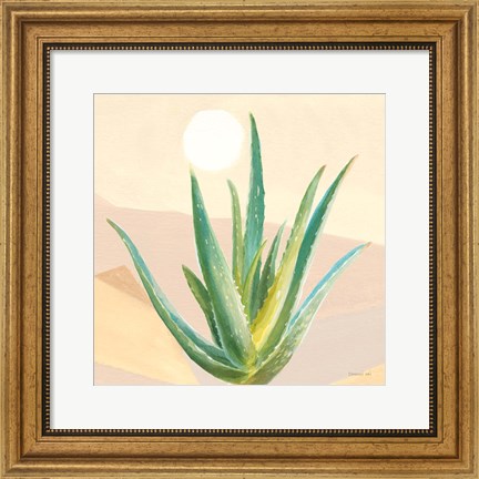 Framed Desert Greenhouse V Print