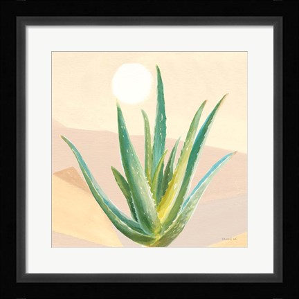 Framed Desert Greenhouse V Print