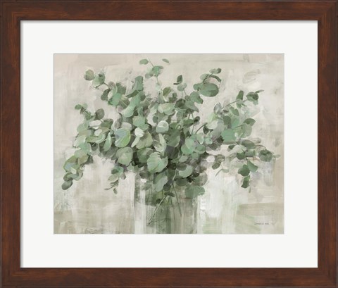 Framed Scented Eucalyptus Neutral Print