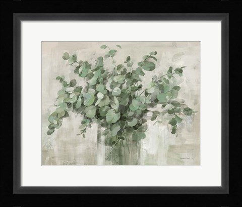 Framed Scented Eucalyptus Neutral Print