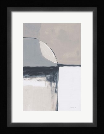 Framed Overlay I Blue Print