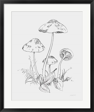 Framed Natures Sketchbook III Bold Light Gray Print