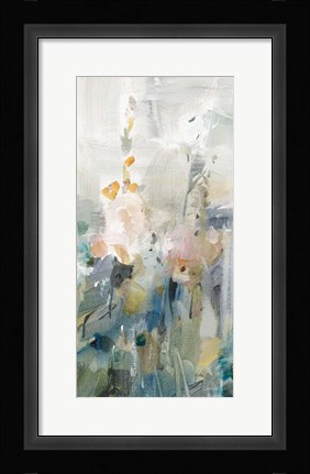 Framed Rustic Garden Neutral VI Print