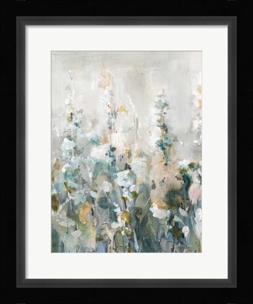 Framed Rustic Garden Neutral II Print