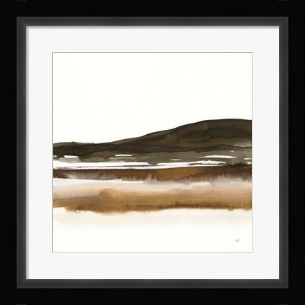 Framed Marsh I Print