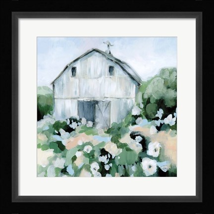 Framed Summer Barn II Print