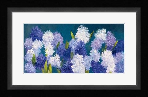 Framed Bold Hyacinth Crop Print