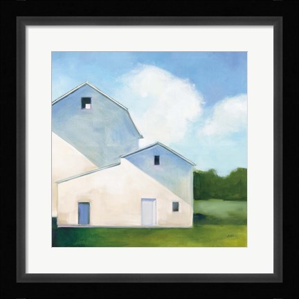 Framed Barn Shadows Print