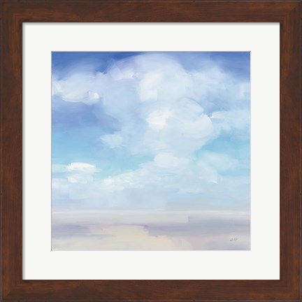 Framed Beach Sky Print