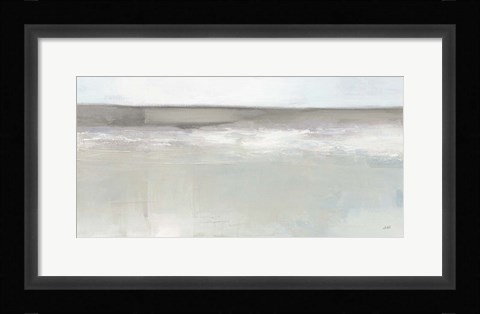 Framed Crest of the Wave Gray Print