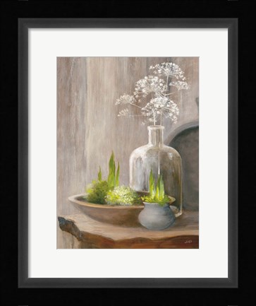Framed Rustic Elegance III Print