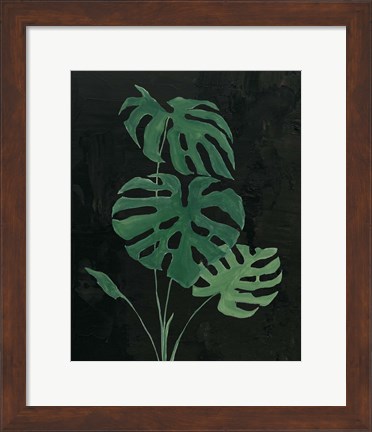 Framed Palm Botanical I Black Print