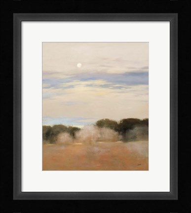 Framed Sienna Fields I Neutral Print