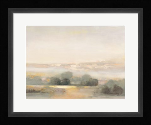 Framed Atmospheric Neutral No Pink Print