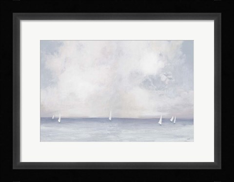 Framed Dark Morning Sail Print