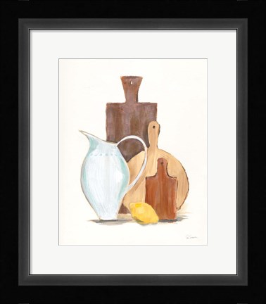 Framed Marnies Kitchen II Print