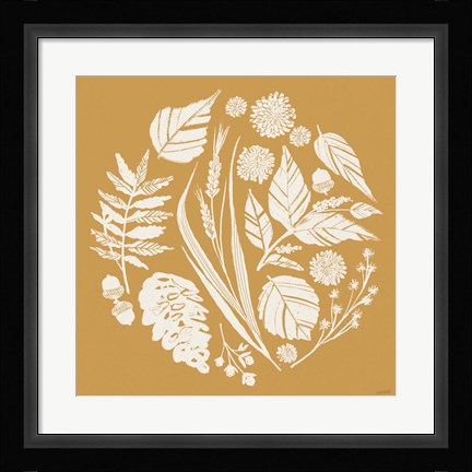 Framed Autumn Tones XI Print
