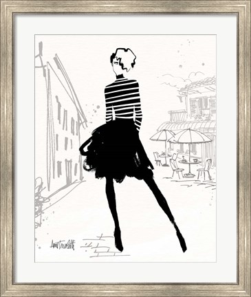 Framed City Style Sketches VII Print