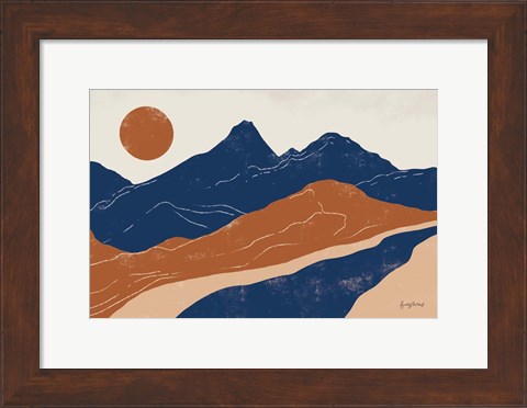Framed Colorful Peru Trails Print