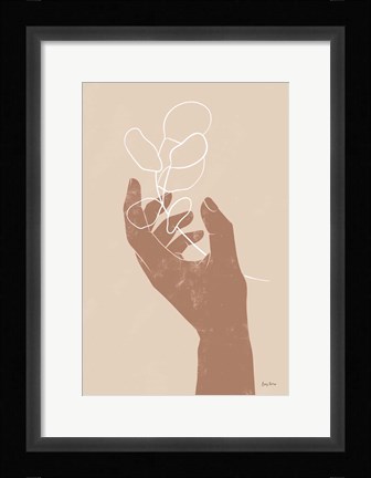 Framed Boho Dreams I Neutral Print