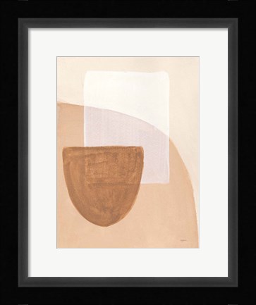 Framed Sandy Balance III Print