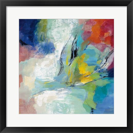 Framed Vibrant Rainbow Print
