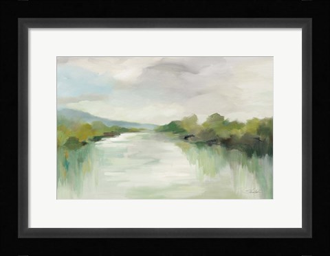 Framed April River Light Print