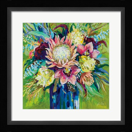 Framed Marias Bouquet Print