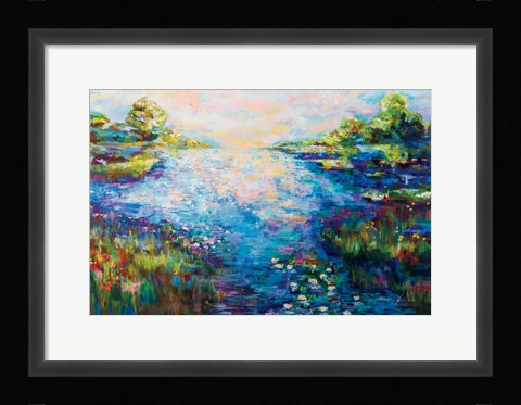 Framed Monet Day Print