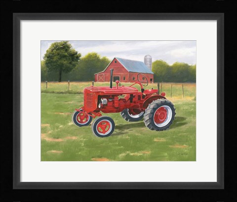 Framed Vintage Tractor Print