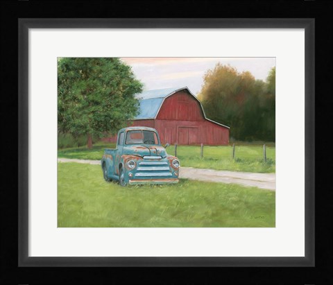 Framed Vintage Truck Print