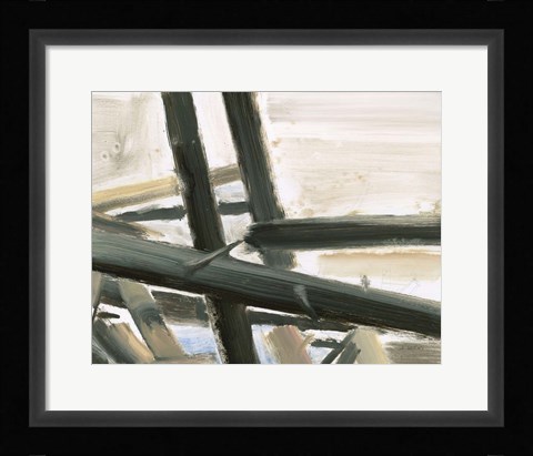 Framed Neutral Abstract Print