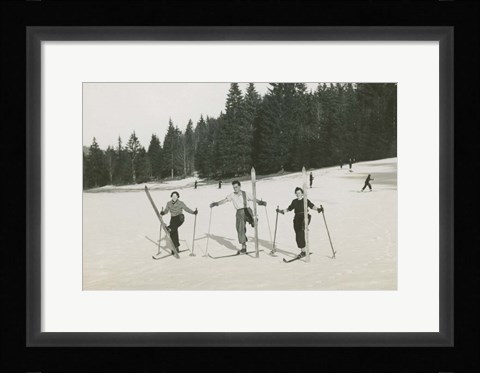 Framed Ski Day Print