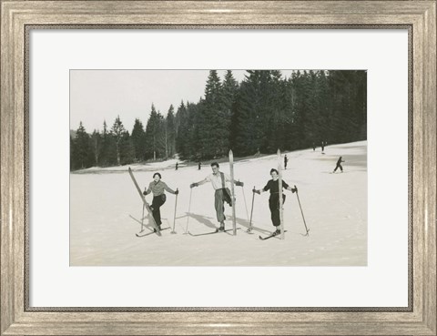 Framed Ski Day Print