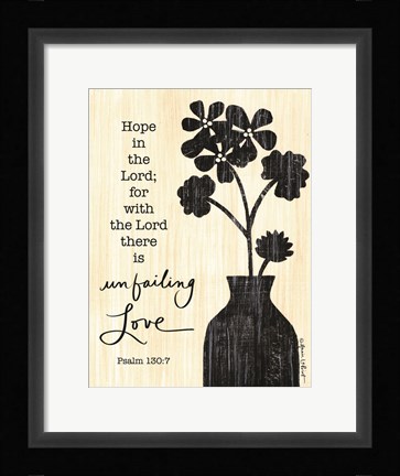 Framed Unfailing Love Print