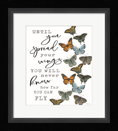 Framed Spread your Wings Print